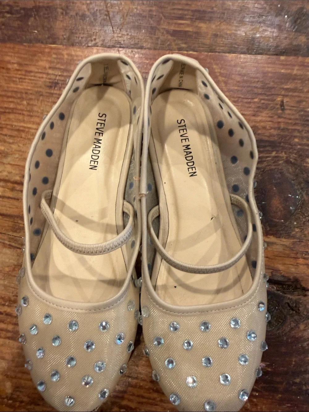 Steve Madden beige ballet